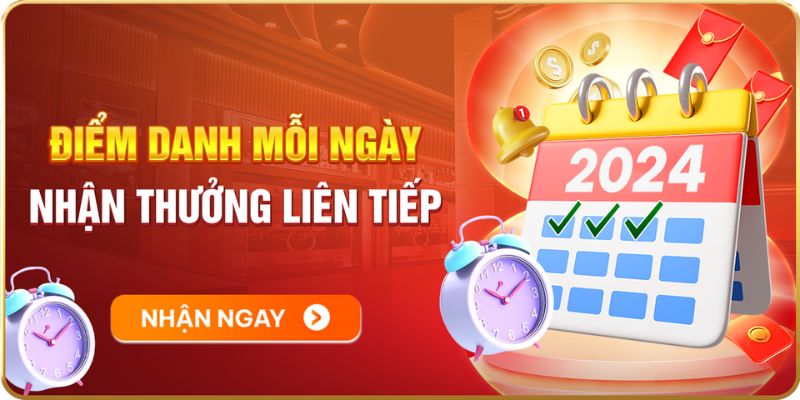 Khuyến mãi U888 điểm danh hàng ngày